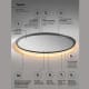 Miroir de salle de bain avec éclairage LED Torino Ledimex détail 10