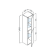 Colonne de bain Landes Coycama croquis 8