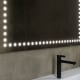 Bruntec Cindy Miroir de salle de bain avec éclairage LED détail 2