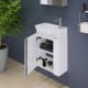Ensemble meuble de salle de bain Versa Coycama profondeur réduite 22 cm détail 4