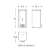 Distributeur de savon Architect Cosmic croquis 4