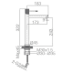 Robinet de lavabo Line Imex croquis 14