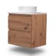 Nivo Bruntec petit meuble de salle de bain 2 tiroirs suspendu principal 0