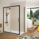 Paroi de douche Bella noir mat (BL607+BL602+BL103) Kassandra principal 0