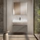 Ensemble meuble de salle de bain avec lavabo Lila en céramique de 12 cm de hauteur et tiroirs Nomad Visobath principal 3