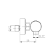 Robinet de douche GME Helios croquis 7