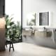 Meuble de salle de bains avec plan de toilette en bois Aqua Campoaras principal 3