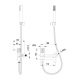 Bless Imex robinet de baignoire croquis 6