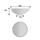 Aramo lavabo à poser ArtandBath croquis 1