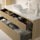 Meubles de salle de bains avec plan de toilette Solid surface Alpes 5  Bruntec détail 2