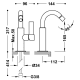 mitigeur de bidet Project Tres croquis 3