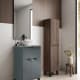 Ensemble meuble de salle de bains faible profondeur 35,5 cm avec lavabo Midi Visobath sur plan de toilette principal 1