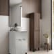 Ensemble meuble de salle de bains faible profondeur 35,5 cm avec lavabo Midi Visobath sur plan de toilette principal 3