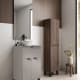 Ensemble meuble de salle de bains faible profondeur 35,5 cm avec lavabo Midi Visobath sur plan de toilette principal 5