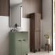Ensemble meuble de salle de bains faible profondeur 35,5 cm avec lavabo Midi Visobath sur plan de toilette principal 8