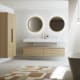 Ensemble meuble de salle de bain avec lavabo double en solid surface et caisson Alpes 4 Bruntec environnement 6