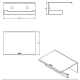 Porte-rouleau de toilette Bath Life de Cosmic croquis 9