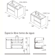 Ensemble de meubles de salle de bains Noja Salgar croquis 10