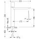 Robinet de lavabo Loft Tres croquis 1