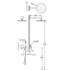 Ensemble de douche encastrée Selection Max Tres croquis 1