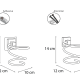 Support pour fer à lisser 600 Bruntec croquis 1