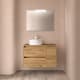 Meubles de salle de bain Noja Salgar avec comptoir en bois principal 6