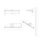 Porte-rouleau double Logic Cosmic croquis 7