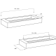 Vasque de salle de bains suspendue Austin Art and Bath croquis 1