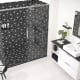 Receveurs de douche en résine décorée Design 3D Géométrique Bruntec environnement 2