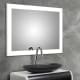 Miroir de salle de bain avec éclairage LED Lime Bruntec principal 2