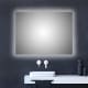 Miroir de salle de bains avec éclairage LED Dune Bruntec principal 0