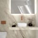 Miroir de salle de bains avec éclairage LED Dune Bruntec principal 2