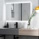 Miroir de salle de bains avec éclairage LED Dune Bruntec environnement 4