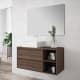 Meuble de salle de bains avec plan de toilette en bois Atlanta Bruntec principal 2