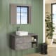 Meuble de salle de bains avec plan de toilette en bois Atlanta Bruntec environnement 6
