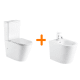 Pack toilette + réservoir de chasse + bidet Lisboa Bruntec principal 2