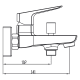 Robinet de baignoire GME Marriot croquis 8