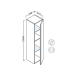 Colonne de bain Cairo Coycama croquis 7