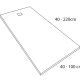 Receveur de douche Bruntec Ras croquis 3