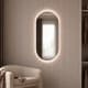 Miroir de salle de bains avec éclairage LED Denia Bruntec principal 6