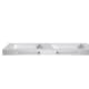 Lavabo suspendu double vasque Ibiza Bruntec détail 1