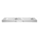 Lavabo double vasque suspendue Ibiza Bruntec détail 1