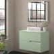 Meuble de salle de bains avec plan de toilette en pierre de couleur assortie Lia Bruntec Couleurs principal 8