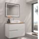 Meuble de salle de bains avec plan de toilette en bois Limo Bruntec couleurs principal 0