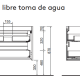 Ensemble de meubles de salle de bains Noja Salgar croquis 12