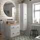 Meuble de salle de bain avec plan en bois Renoir vintage Salgar principal 6