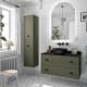 Meuble de salle de bain avec plan en bois Renoir vintage Salgar principal 0