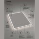 Miroir de salle de bains avec éclairage LED Francia Ledimex détail 7