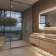 Miroir de salle de bains avec éclairage LED Francia Ledimex environnement 9