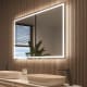 Miroir de salle de bains avec éclairage LED Francia Ledimex principal 1